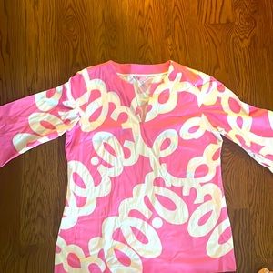 Lily Pulitzer tunic type blouse. Worn twice. Size L